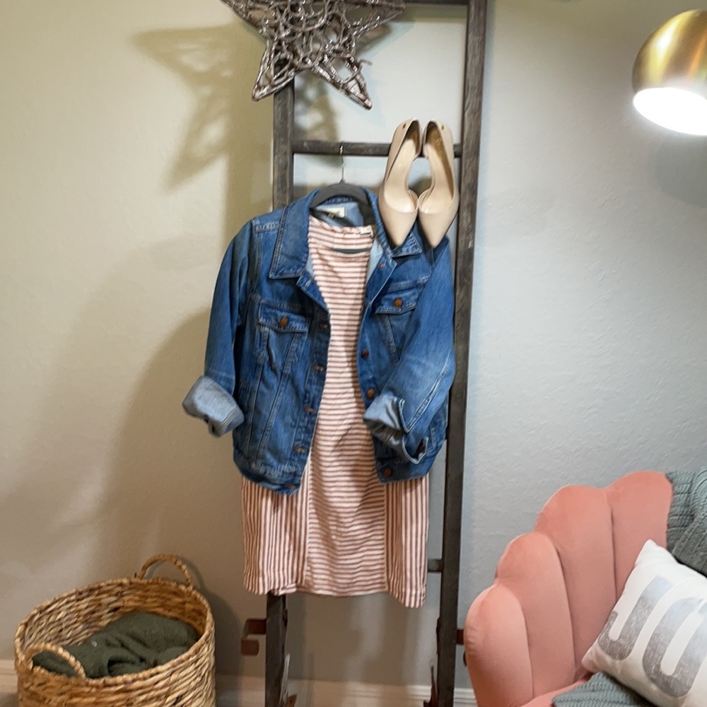 Madewell mini linen dress